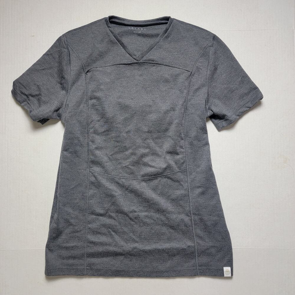 Lalabu Babywearing Dad Shirt Grey SZ Medium